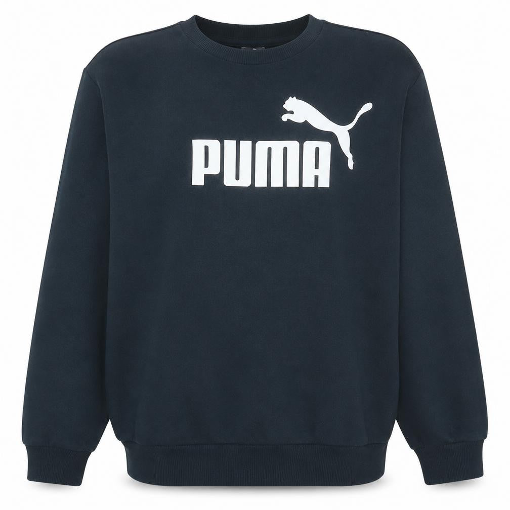 Puma Men's Black XL Pullover Sweatshirt Crew Neck Sports Fleece