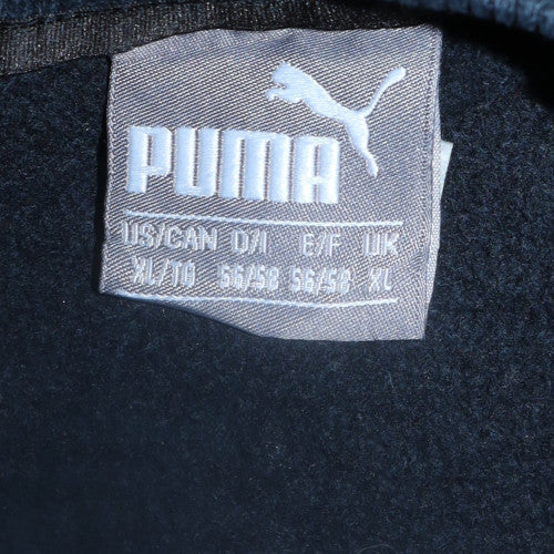 Puma Men's Black XL Pullover Sweatshirt Crew Neck Sports Fleece