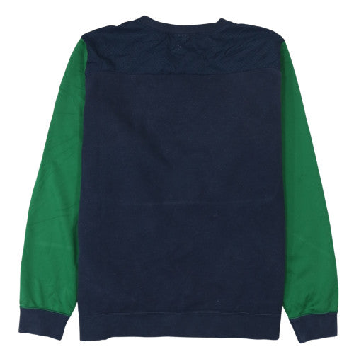Nike Air Men's Blue Green XL Pullover Sweatshirt Crew Neck