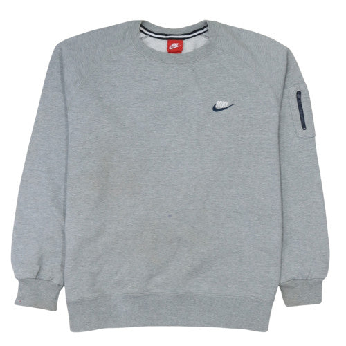 Nike Men's Grey XL Crew Neck Pullover Sweatshirt