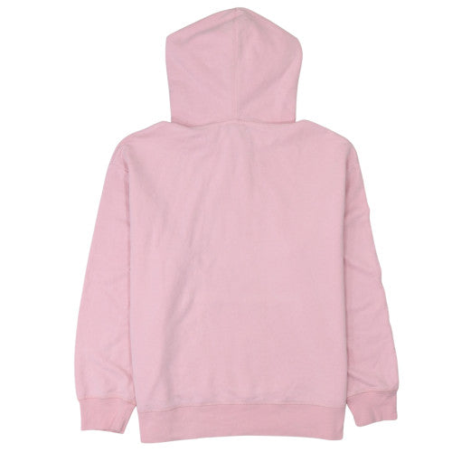 Levi's Womens Pink Pullover Hoodie Medium Cotton Logo Sweatshirt