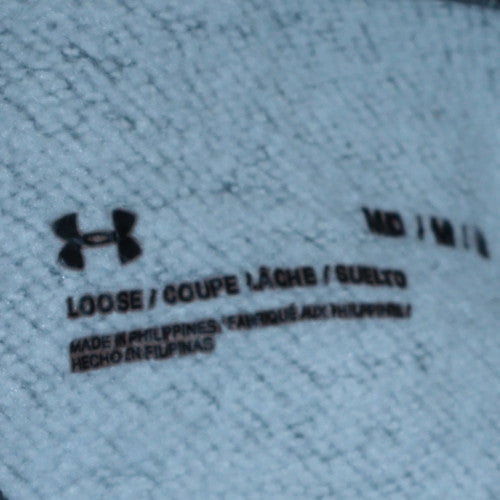 Under Armour Men's Grey Pullover Hoodie Size M Relaxed Fit Fleece