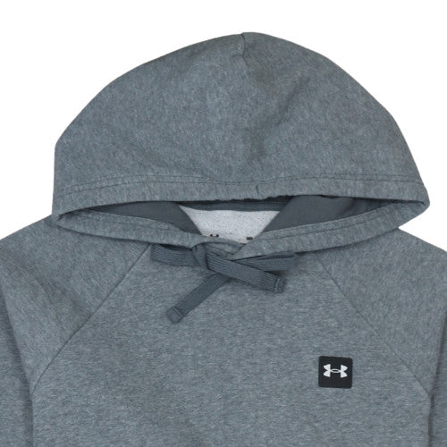 Under Armour Men's Grey Pullover Hoodie Size M Relaxed Fit Fleece