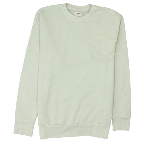 Levi's Men's Beige Relaxed Fit Crew Neck Sweatshirt Size S