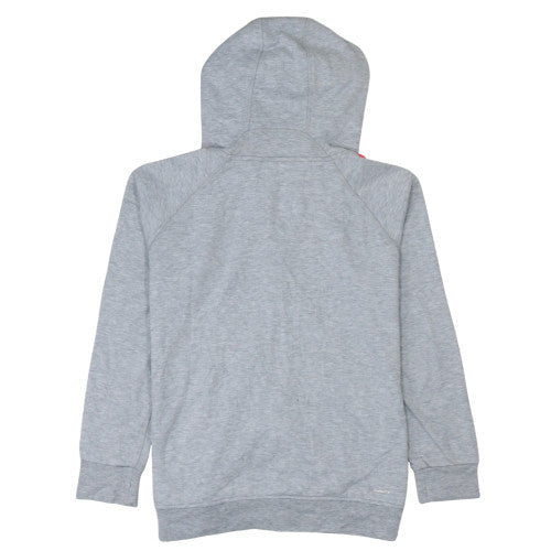 Adidas Womens Grey Full Zip Hoodie Size M 12-14 Climalite