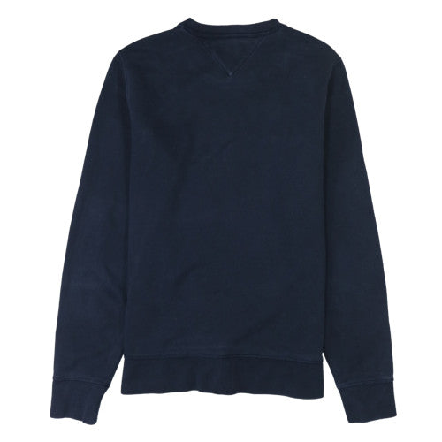 Tommy Hilfiger Men's Blue Medium Crew Neck Pullover Sweatshirt