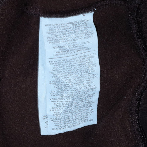 Nike Women Brown Small Pullover Sweatshirt Crew Neck Sportswear