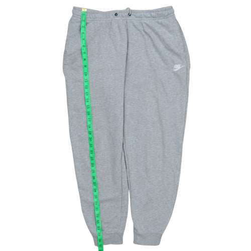 Nike Men's Grey Regular Fit Sweatpants Size L with Logo