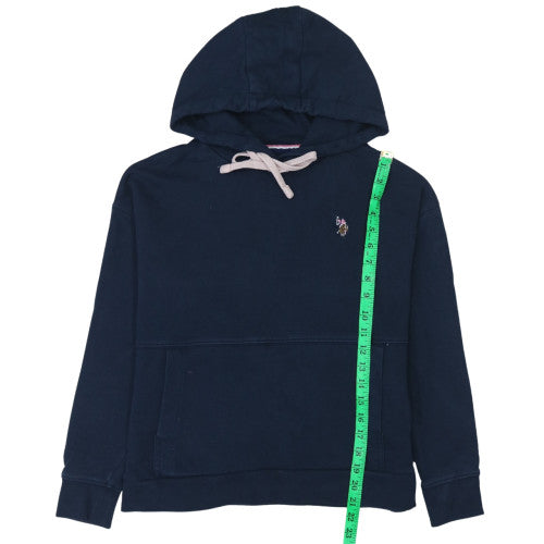 U.S. Polo Assn. Womens Navy Blue Cotton Pullover Hoodie XS