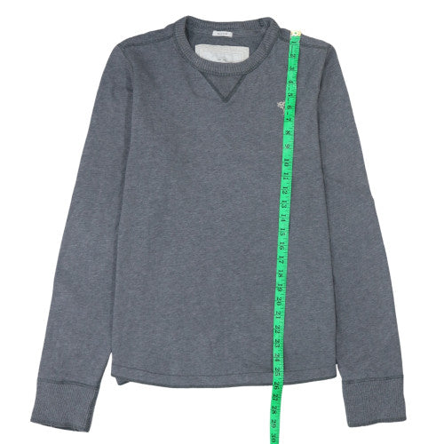 Abercrombie & Fitch Mens Grey L Pullover Crew Neck Sweatshirt