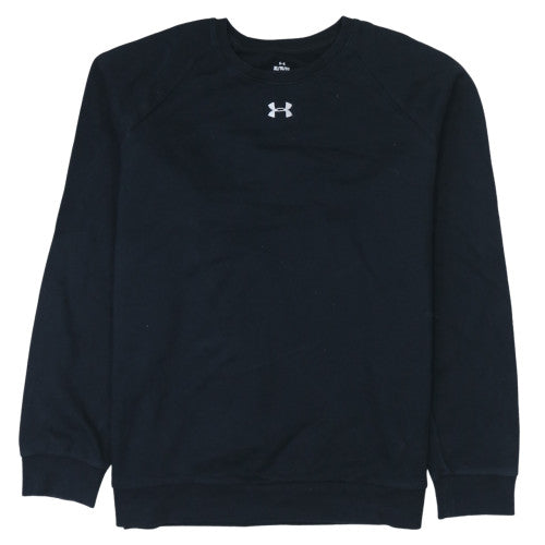 Under Armour Womens Black XL Pullover Sweatshirt Crew Neck Sportswear