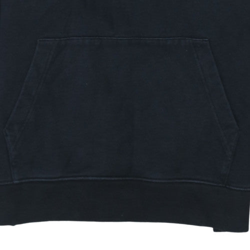 Nike Women's Black Cotton 1/2 Zip Sweatshirt M Embroidered Logo