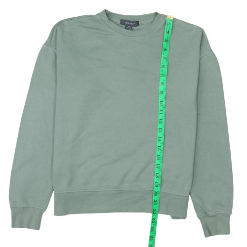 Primark Women’s Green 2XS Pullover Sweatshirt - Casual Crew Neck
