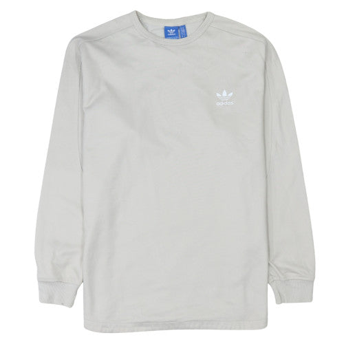 adidas Men's Beige Crew Neck Pullover Sweatshirt Size M