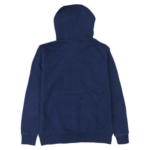 Nike Mens Blue Pullover Hoodie Medium Fleece Sweatshirt