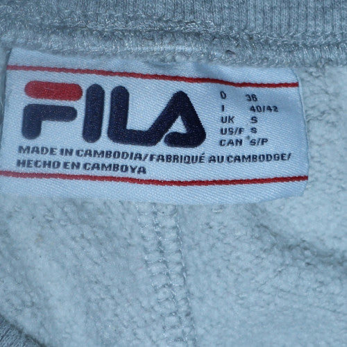 Fila Men's Grey Jogger Sweatpants Small Regular Fit Fleece Tapered