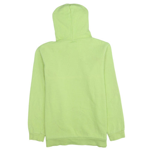 Fila Womens Lime Green Pullover Hoodie S 10 Cotton Blend Logo Casual