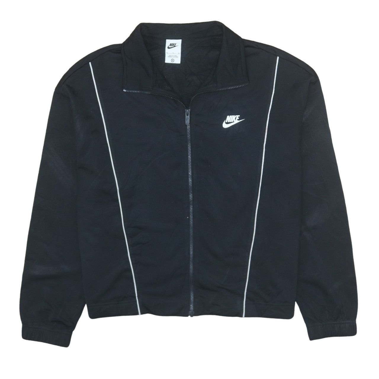 Nike Women's Black XL Track Jacket Full Zip Sportswear