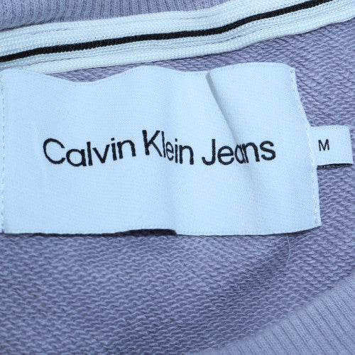 Calvin Klein Jeans Mens Purple Graphic Crew Neck Sweatshirt M