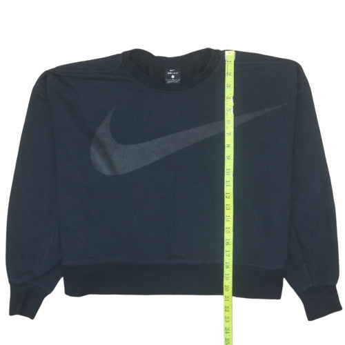 Nike Women Black Dri-Fit Crew Neck Pullover Sweatshirt L