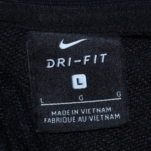 Nike Women Black Dri-Fit Crew Neck Pullover Sweatshirt L