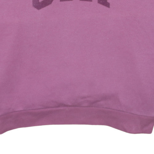 GAP Womens Pink Pullover Hoodie S Cotton Blend Logo Casual