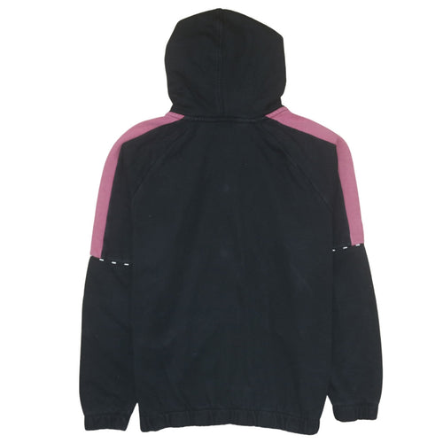 Puma Womens Black Full Zip Hoodie M Colourblock Hooded Sweatshirt
