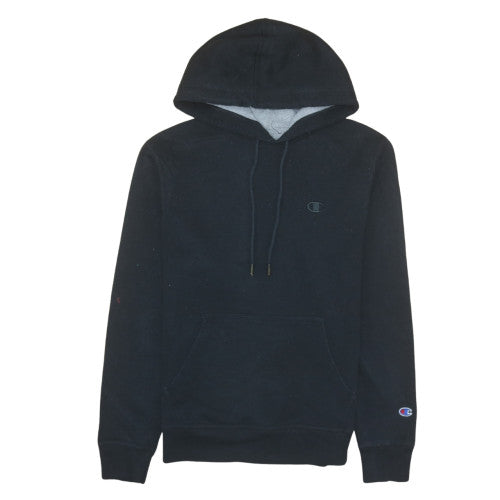Champion Women's Black Small Pullover Hoodie with Logo