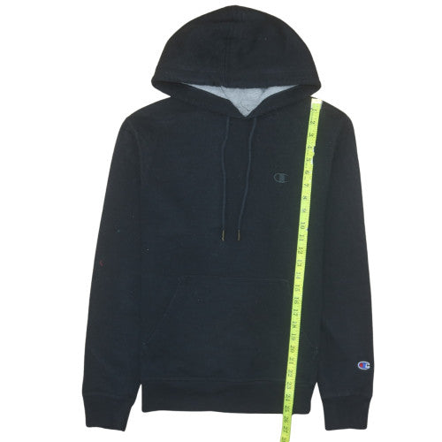 Champion Women's Black Small Pullover Hoodie with Logo