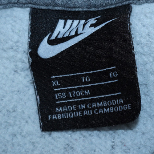 Nike Boys Grey XL Pullover Hoodie Fleece Sweatshirt Long Sleeve
