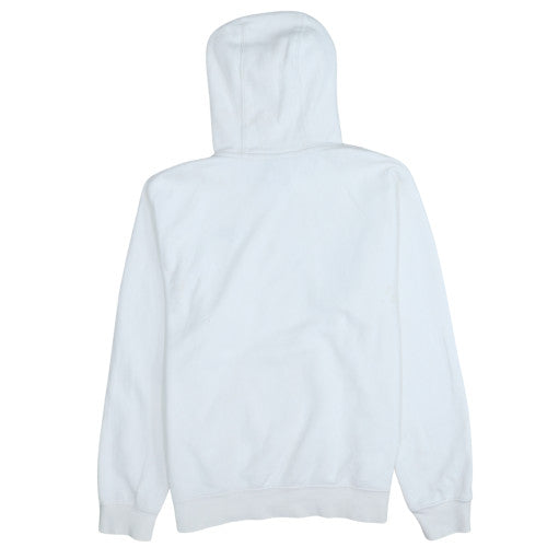 Nike Men's White Pullover Hoodie Medium Cotton Blend