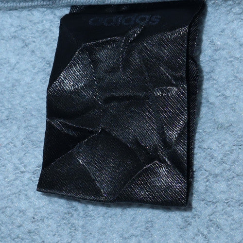 adidas Men's Grey Pullover Sweatshirt Medium Crew Neck Logo Sportswear