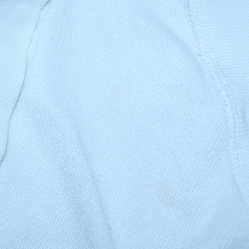 New Balance Womens White Pullover Sweatshirt Large Logo Crew Neck