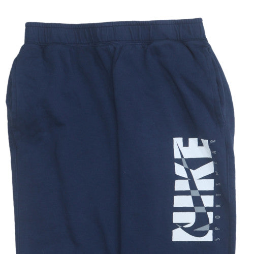 Nike Men's Blue Fleece Jogger Sweatpants M Regular Fit