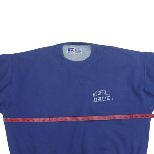 Russell Athletic Women's Blue XL Crew Neck Sweatshirt