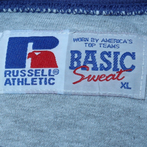 Russell Athletic Women's Blue XL Crew Neck Sweatshirt