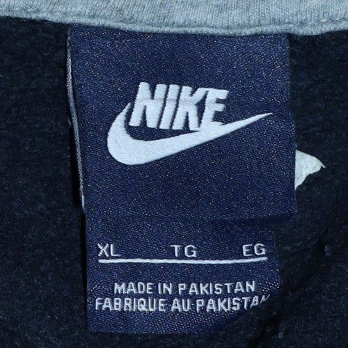 Nike Men's Blue XL Pullover Crew Neck Fleece Sweatshirt