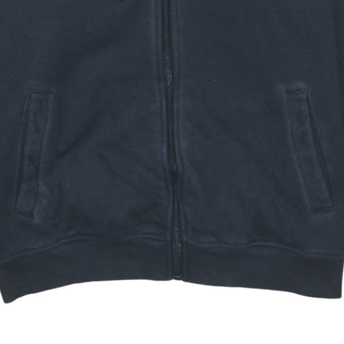Adidas Womens Black Full Zip Hoodie UK 14 Hooded Sweatshirt