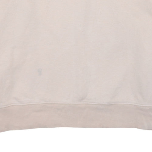 GAP Womens Beige Crew Neck Logo Sweatshirt Size M