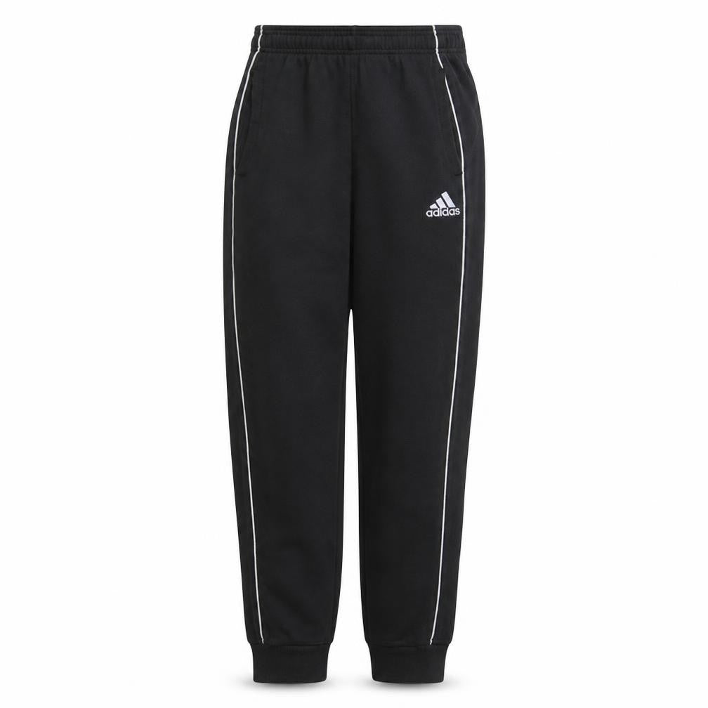 Front view of Adidas Men's Black XS Track Pants Joggers Regular Fit
