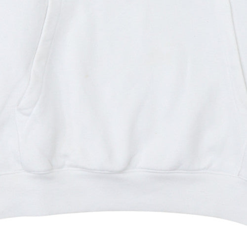 Champion Womens White XL Pullover Hoodie with Logo