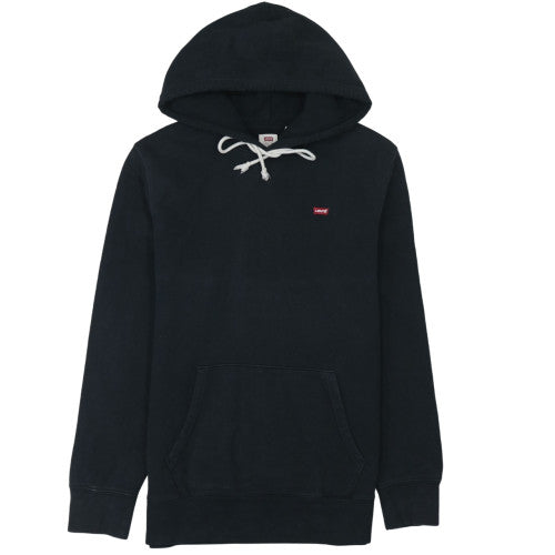 Levi's Men's Black Pullover Hoodie Medium Regular Fit Logo