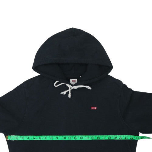 Levi's Men's Black Pullover Hoodie Medium Regular Fit Logo