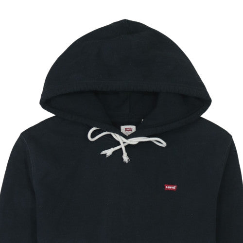 Levi's Men's Black Pullover Hoodie Medium Regular Fit Logo