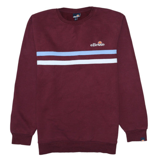 Ellesse Men’s Brown Striped Pullover Sweatshirt Size L