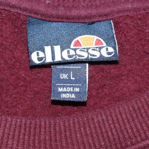 Ellesse Men’s Brown Striped Pullover Sweatshirt Size L