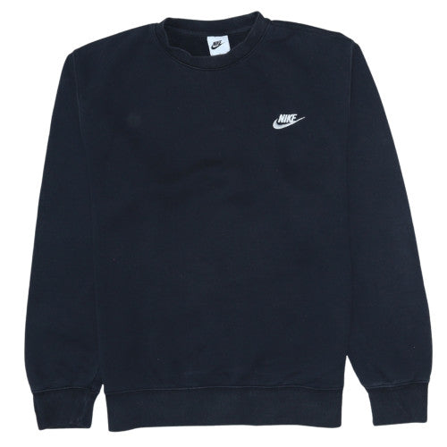 Nike Men's Black Small Crew Neck Pullover Sweatshirt