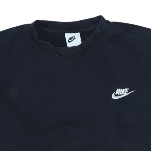 Nike Men's Black Small Crew Neck Pullover Sweatshirt
