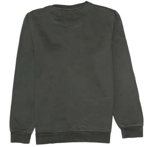 Puma Men's Green Pullover Crew Neck Sweatshirt Size S
