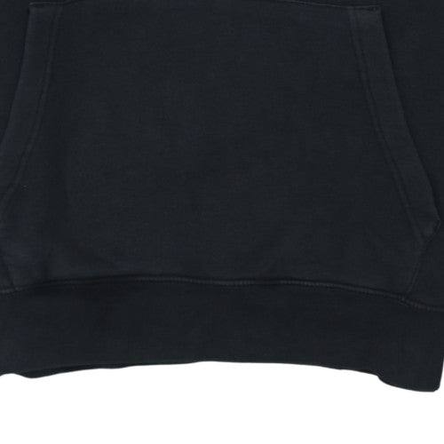 Nike Womens Black Medium Pullover Hoodie with Logo Print